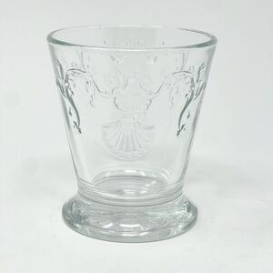 La Rochere Versailles Nautical Shell Embossed Double Old Fashioned Glass Tumbler